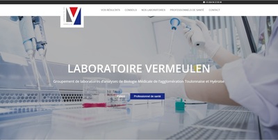Nouveau site internet pour les Laboratoires Vermeulen 
